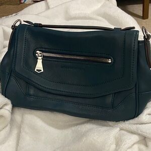 Aimee Kestenberg Teal Leather Shoulder Bag
